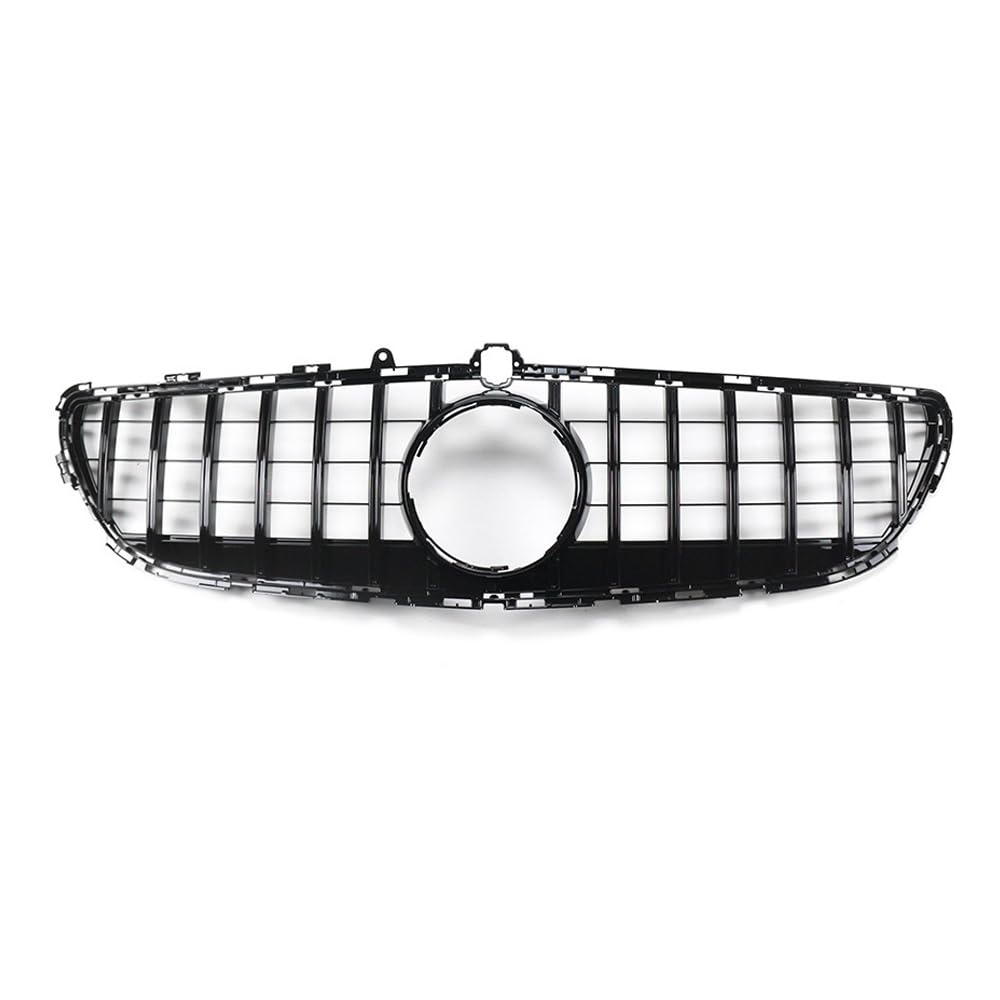 Kühlergrill Glanz Doppelsteg Grill Front Frontgrill Kompatibel für Mercedes-Benz W218 GTR Sports 2015-2018, Grill Kühlergrill Vorne Doppelsteg Nieren von PBtsh