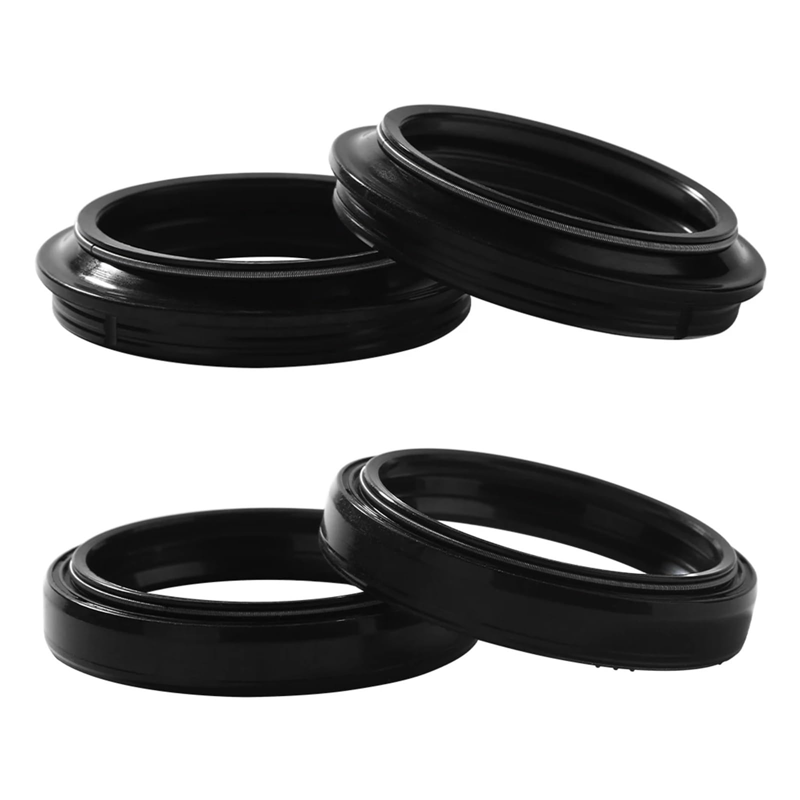 41 * 53 * 8 Vorderradgabel-Öldichtung und Staubschutz for GSX-R1100 GSXR1100 GHJKMN UPSIDE DOWN GSXR1300 INTRUDER C1500 1986-2007(2pcs seal 2pcs cover) von PCXDOLNJ