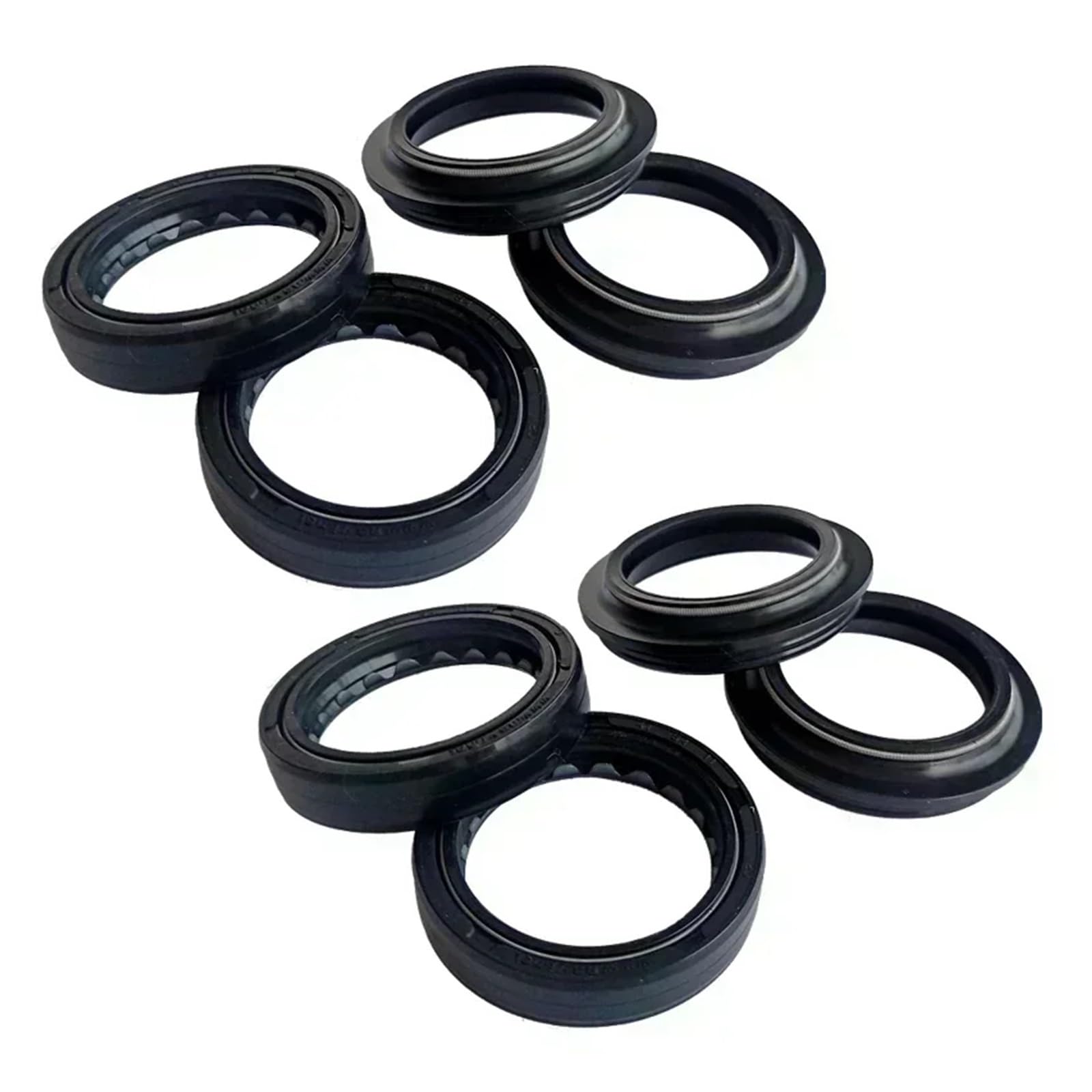 41x54x11 Motorrad Front Shock Gabel Dämpfer Welle Staub Öl Dichtung Halterungen for HYO-SUNG 125 GT COMET R IE E2/E3 GT125(4pc Seal 4pc Cover) von PCXDOLNJ