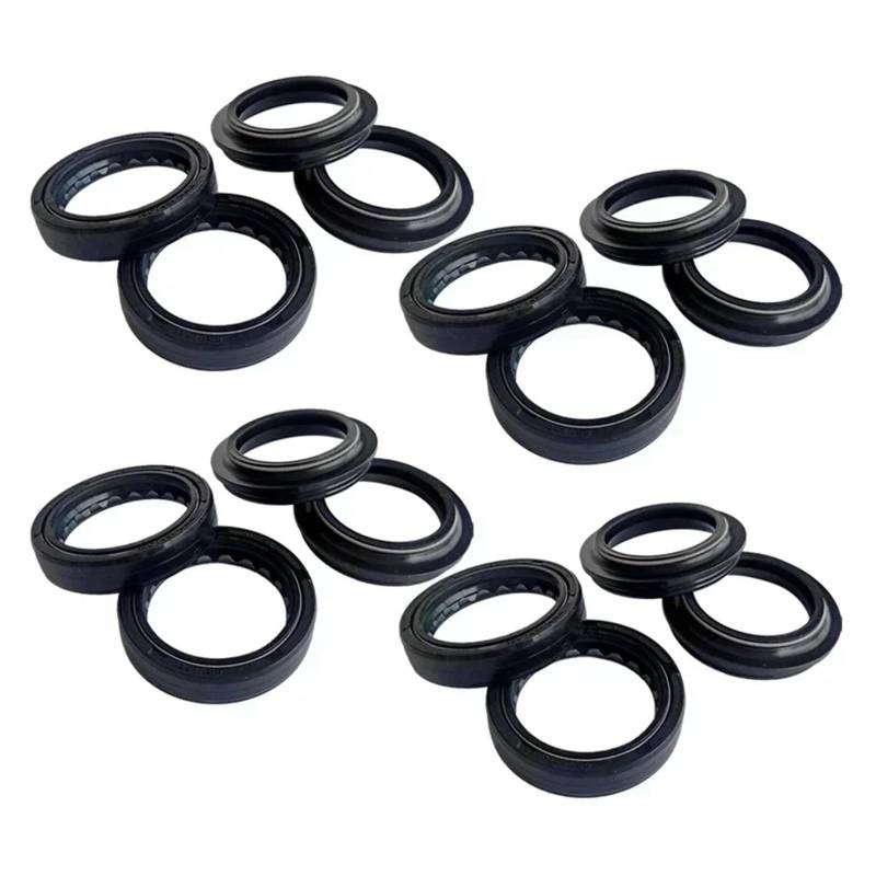 41x54x11 Motorrad Stoßdämpfer Gabel Dämpfer Welle Öl Dichtung Halter Staub Abdeckung for XT600Z TENERE XT600 XT 600(8pc Seal 8pc Cover) von PCXDOLNJ