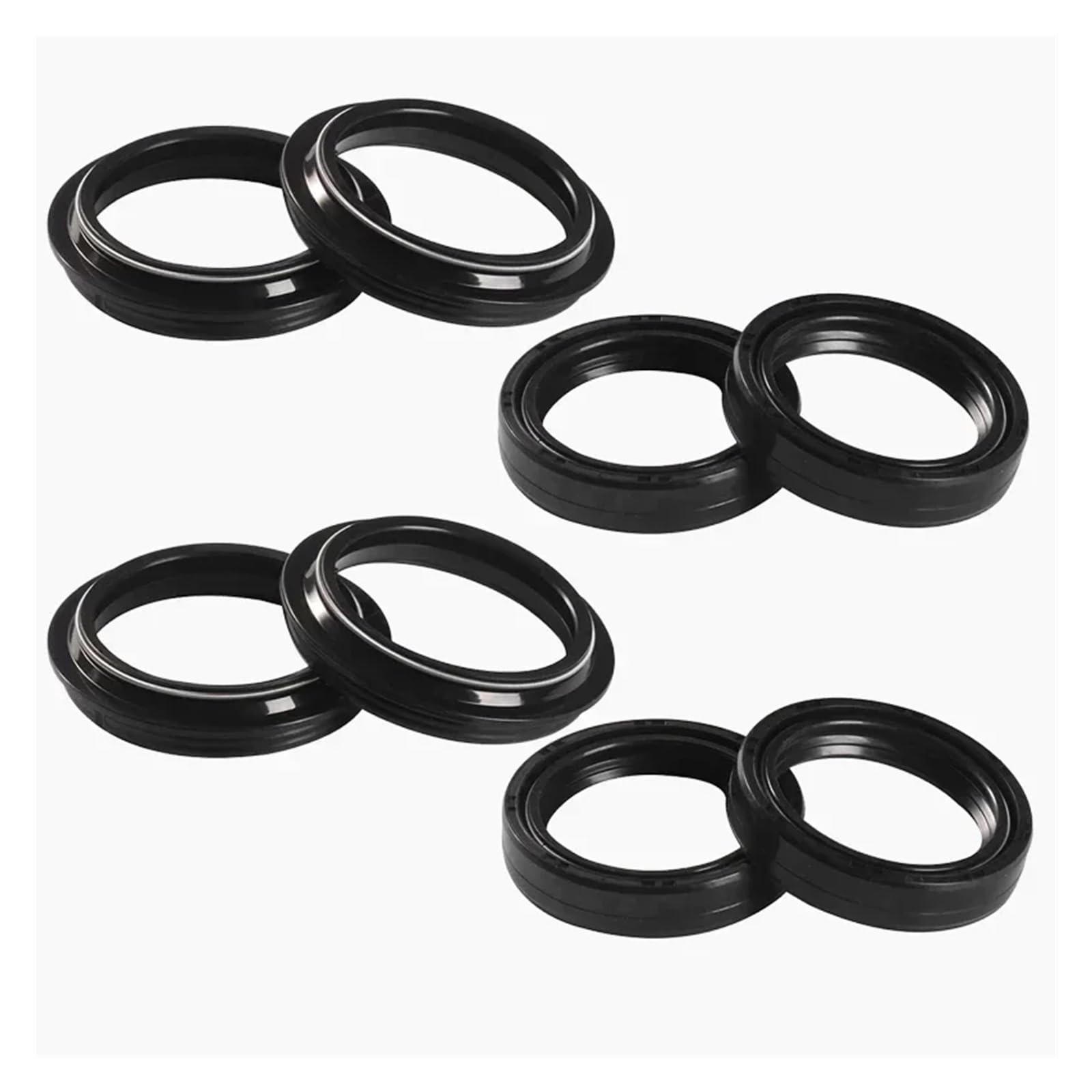 43x54x11 Motorrad Vorderradgabel Dämpfer Öldichtung for DJEBEL 250 RMX250 DR250 DR350 1990-1999 Stoßdämpfer RMX DR DR 350(4pc Seal 4pc Cover) von PCXDOLNJ