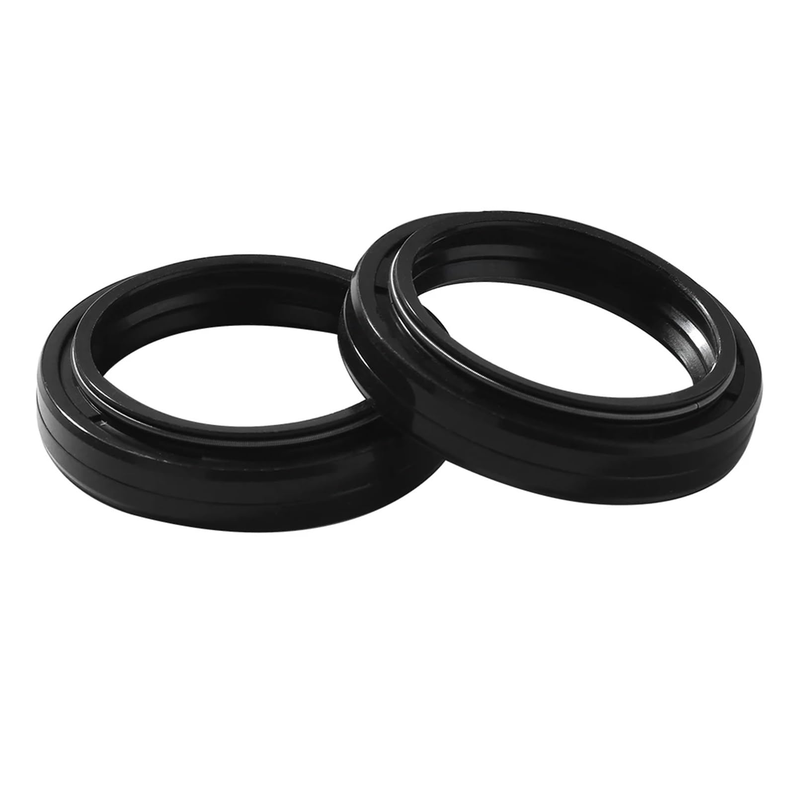 Motorrad-Stoßdämpfer vorne, Gabelöldichtung und Staubschutz for YBR 250 YBR250 YS 250 YS250 2007 2008(2pcs oil seal) von PCXDOLNJ