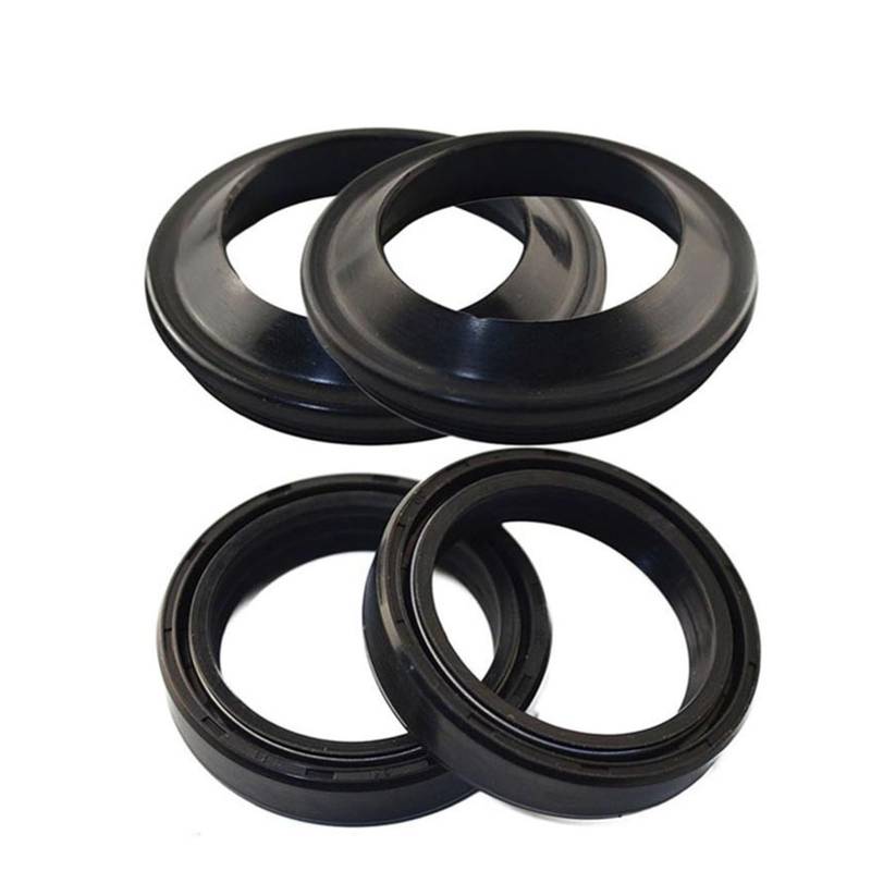 Motorrad Zubehör Gabel Stoßdämpfer Öl Dichtungen 43 * 55 * 10,5/12mm for KDX200 KDX 200(Oil and dust seal) von PCXDOLNJ