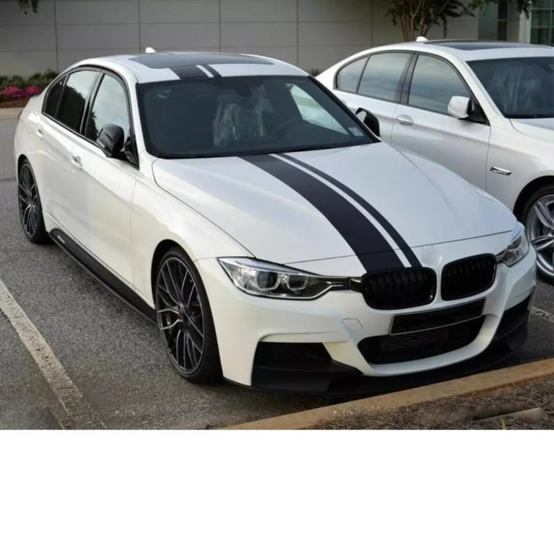 Auto Motorhaube Dach Kofferraum Kofferraum Kit Aufkleber, für BMW 3er E90 F30 G20 Racing Stripes Vinyl Aufkleber Auto Tuning Zubehör von PCZWAS