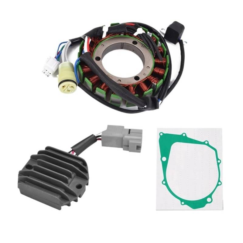 Motorrad Gleichrich Motor Stator Spule Spannungsreglergleichrichter Für YFM350 XR RSE Für Warrior Raptor 350 Für Special Editon 2 Mit Dichtung von PDANBD