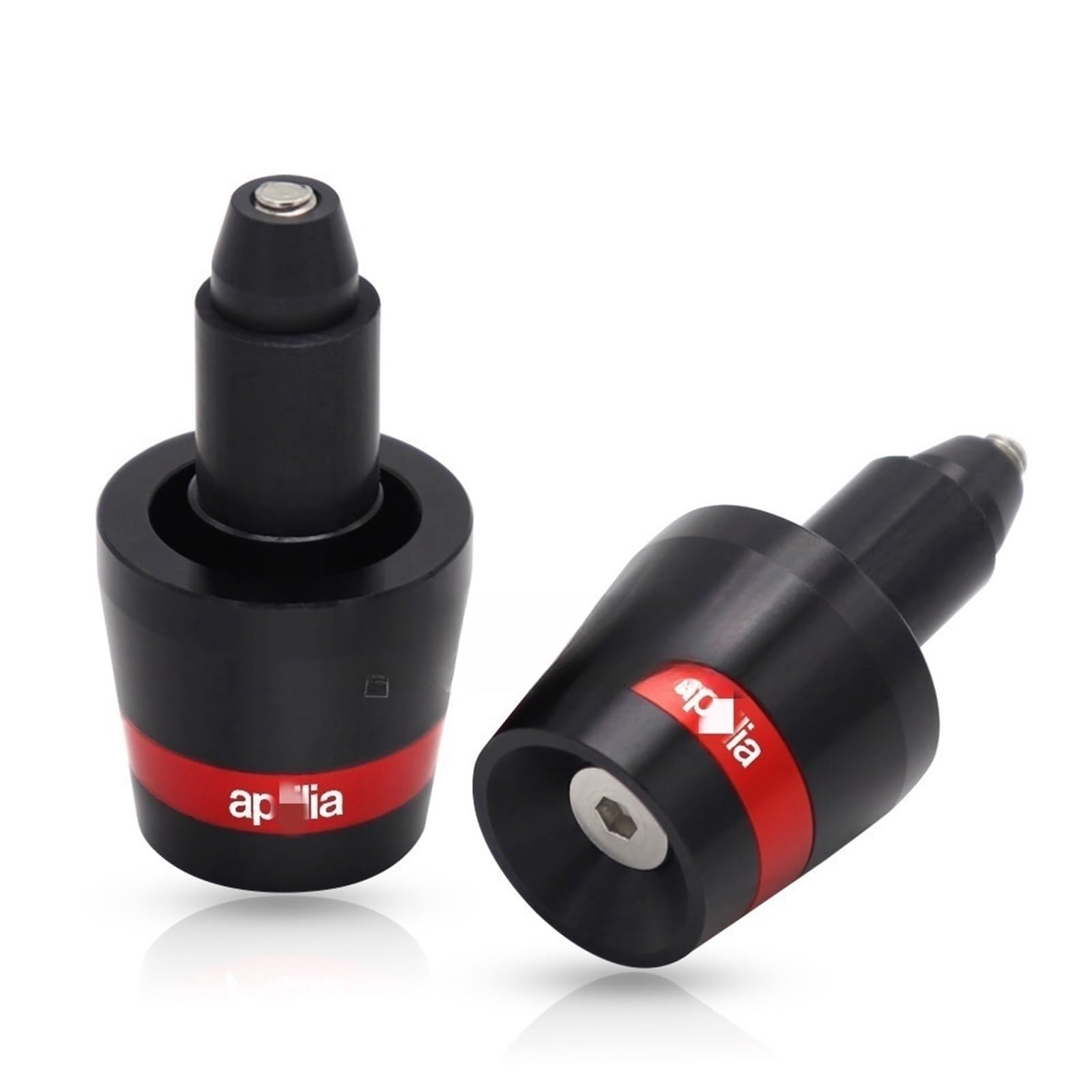 Motorrad-Lenker Griffstopfen Motorrad Griff Bar End Gewicht Lenker Griffe Kappe Stecker Für Apri&lia Rs 125 1000 R RSV4 V4R 250 Rx50 650 750 200 500 2020 von PDWBVIXSQ