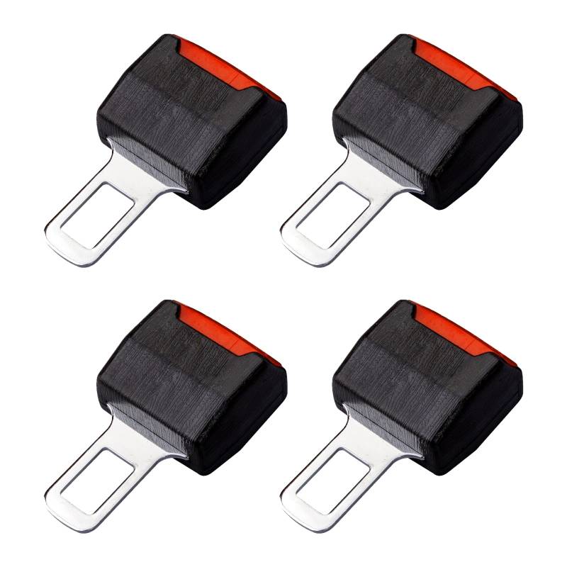 4 Stück Anschnaller Auto Adapter, Gurtschloss Adapter, Auto Anschnaller Stecker, Anschnaller Adapter Für Lkw Pkw Meisten Automodellen von PEAKTOP