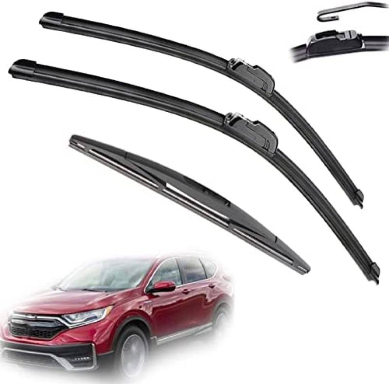 26" 16" 12" Front Heckscheibe Scheibenwischerblätter Bürstenschneider Zubehör für Honda CR-V CRV MK5 2017 2018 2019 2020 Scheibenwischer von PEBKYFA