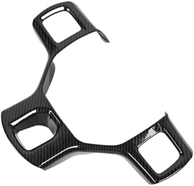 Carbon Black Auto-Lenkradabdeckung, Verkleidung, Innendekoration, Zubehör, für Dodge Ram 1500 2500 3500 2011–2018, Schwarz von PEBKYFA