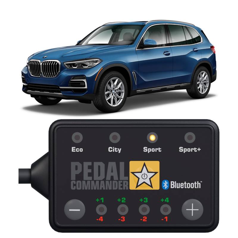 PEDAL COMMANDER ist für BMW X5 (2000 und Neuer) (E53 E70 F15 F85 G05) xDrive40i, xDrive30d, xDrive40d, M50i und alle Anderen Modelle (Benzin und Diesel) - GasPedal Tuning Zubehör von PEDAL COMMANDER