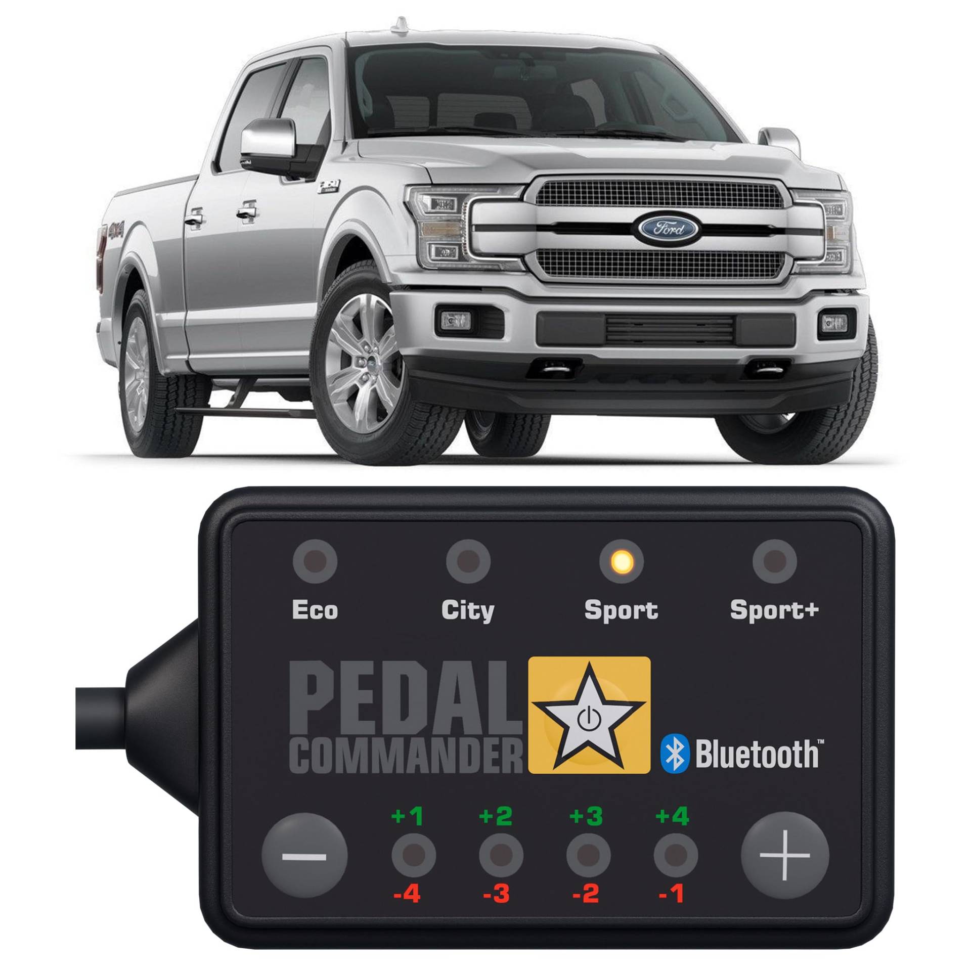 PEDAL COMMANDER ist für Ford F150 12e 13e 14e generatie (2010 und neuer) Modelle Benzin und Diesel - GasPedal Tuning Zubehör von PEDAL COMMANDER