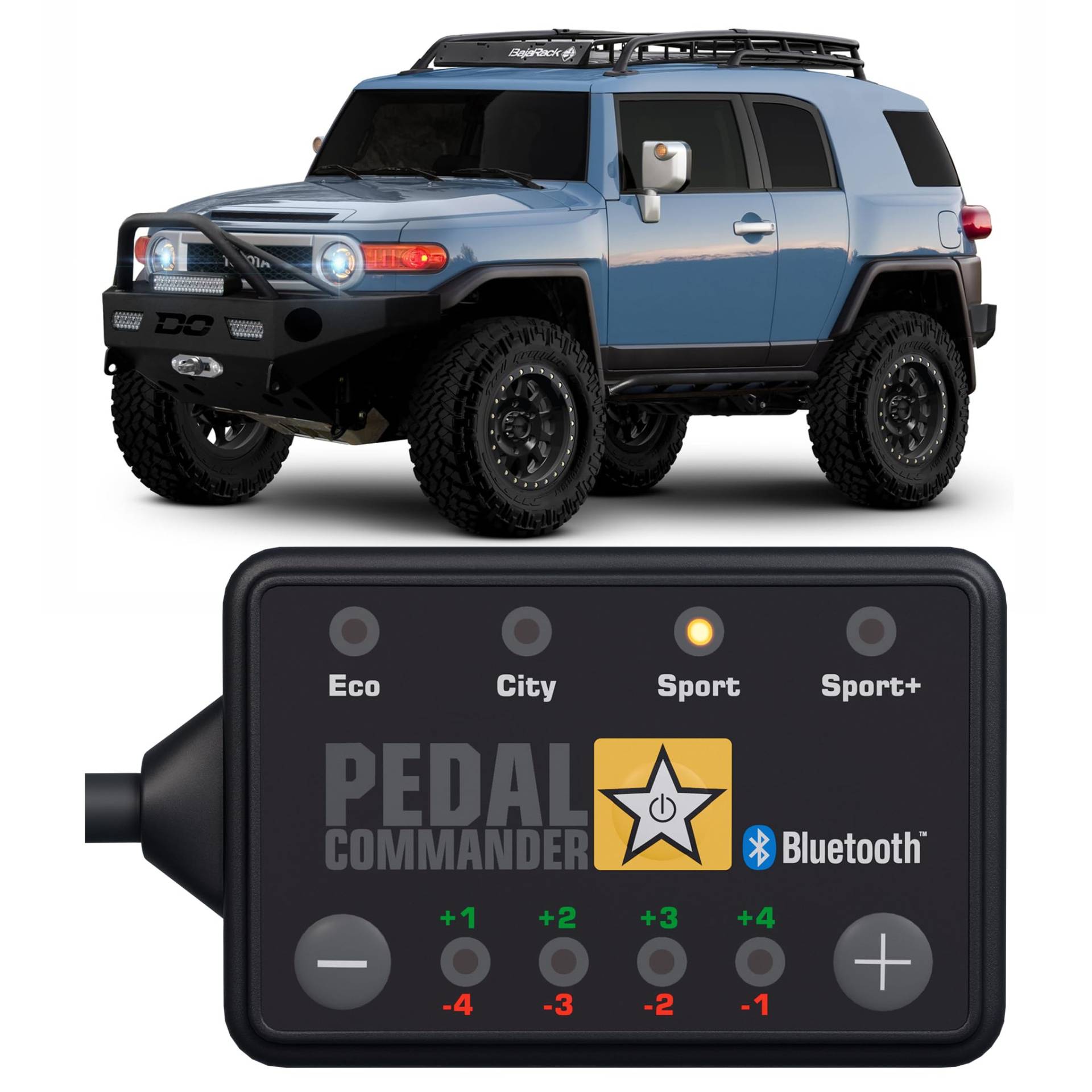 PEDAL COMMANDER ist für Toyota FJ Cruiser (2006 und neuer) 2WD, 4WD, TRD, Convenience Package, Upgrade Package 1, Upgrade Package 2 und alle anderen Modelle (4.0L) Nur Benzin - PC38 von PEDAL COMMANDER