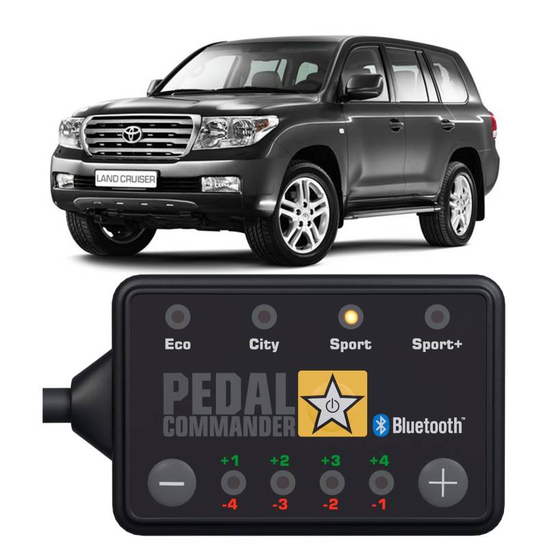 PEDAL COMMANDER ist für Toyota Land Cruiser (2008 und Neuer) (J20) Executive, Luxe, Comfort und alle Anderen Modelle (3.0L 4.0L 4.5L 4.6L 4.7L) Benzin und Diesel - GasPedal Tuning Zubehör von PEDAL COMMANDER