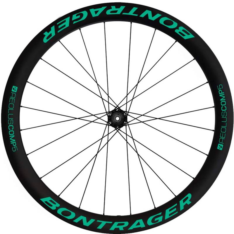 Radaufkleber Bontrager Aeolus Comp 5 WH63 türkis von PEGATINEA