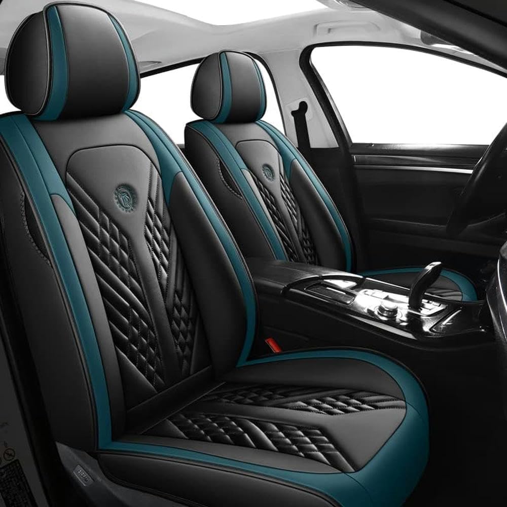 PEIIP Autositzbezüge sind geeignet für Jaguar F-Typ Cabrio/Coupe/R-Dynamic, kompatibel mit Autositzbezügen, blau von PEIIP