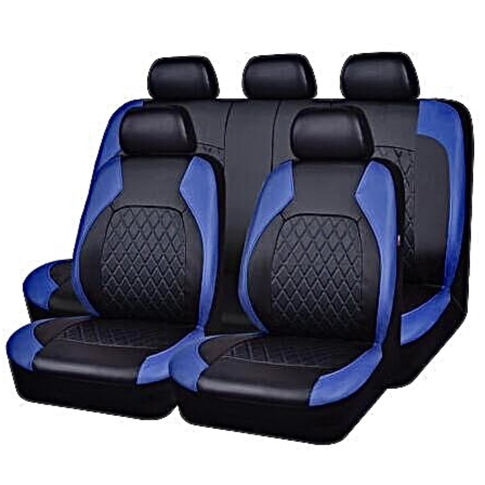 PEIIP Autositzbezüge sind geeignet für Seat Arona Arona FR Altea Altea FR Ateca Ateca FR Marbella Ibiza Mk2 Kompatibel mit Autositzbezügen,Blau von PEIIP