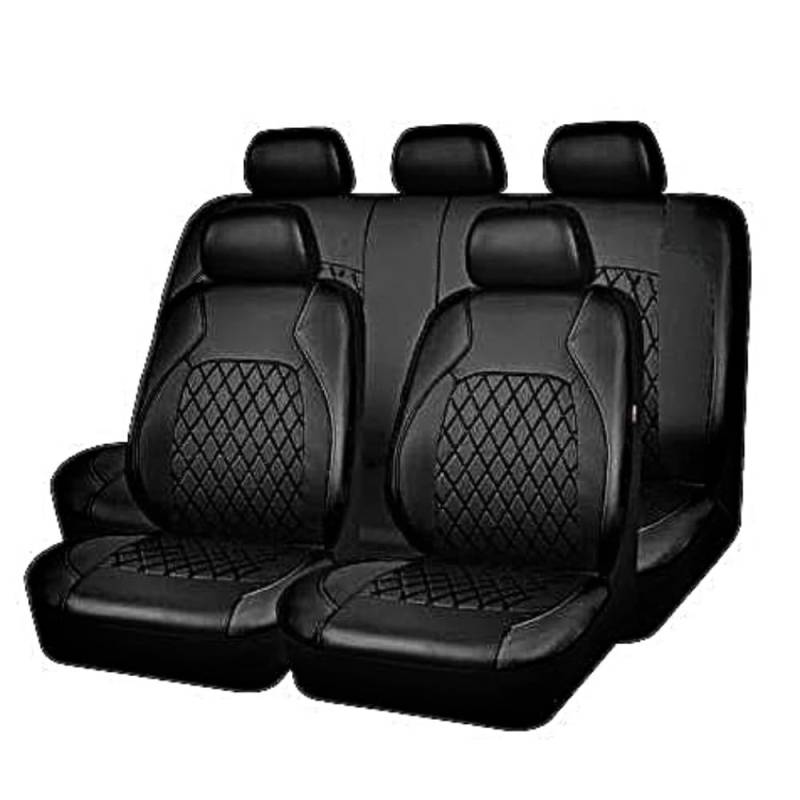 PEIIP Autositzbezüge sind geeignet für Seat Arona Arona FR Altea Altea FR Ateca Ateca FR Marbella Ibiza Mk2 Kompatibel mit Autositzbezügen,Schwarz von PEIIP