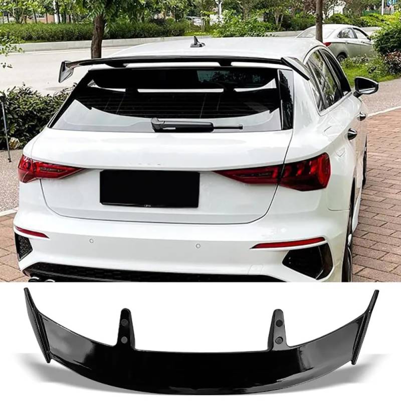 Auto Heckspoiler füR Audi A3 Sportback 8P Facelift 2004-2013,ABS Kofferraumspoiler HeckflüGelspoiler Luftwiderstand reduzieren Styling KarosserieAnbauteile von PEIXEN