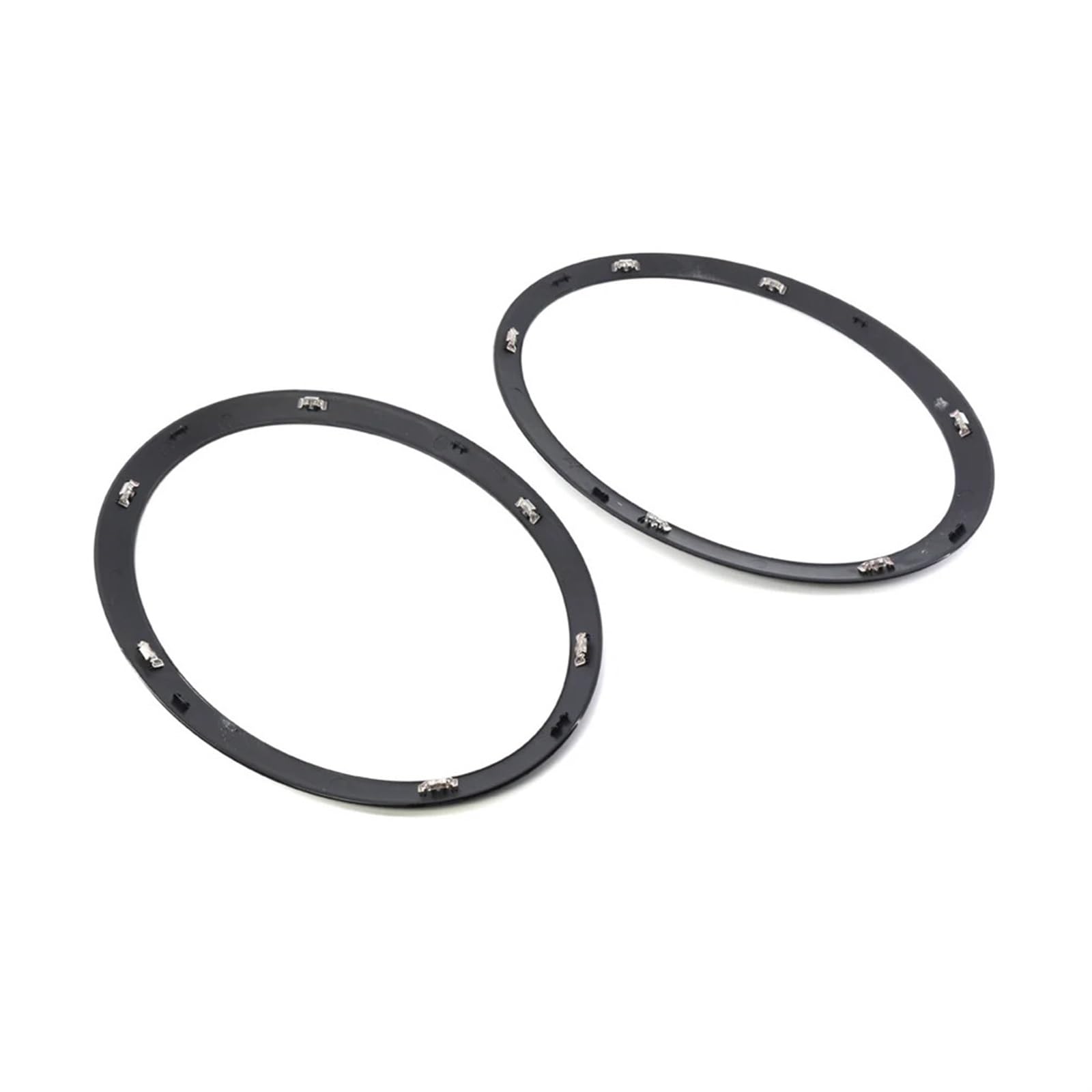 Scheinwerfer-Zierring, For MINI For COOPER F55 F56 F57 SCHWARZ SCHEINWERFER-ZIERRING LINKS + RECHTS SET Scheinwerfer-Lichtabdeckung 51712355791 von PEIXEN