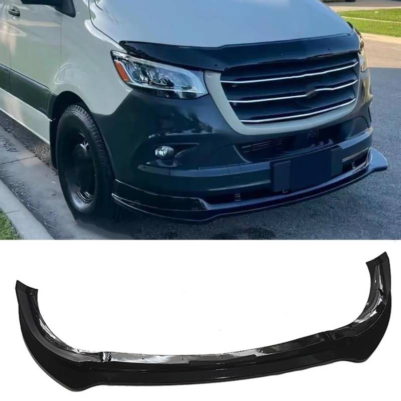 Auto-Frontstoßstangenspoiler-Splitterlippe für Mercedes Benz Sprinter W907 2018-2023, Kratzfester Diffusorspoiler, Body Kits von PEJLHK