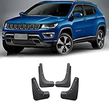 4 Stücke Auto Schmutzfänger für Jeep Compass 2017-2023, Vordere Hintere Kotflügel Spritzschutz Auto Fender Vollschutz ZubehöR von PEKMAR