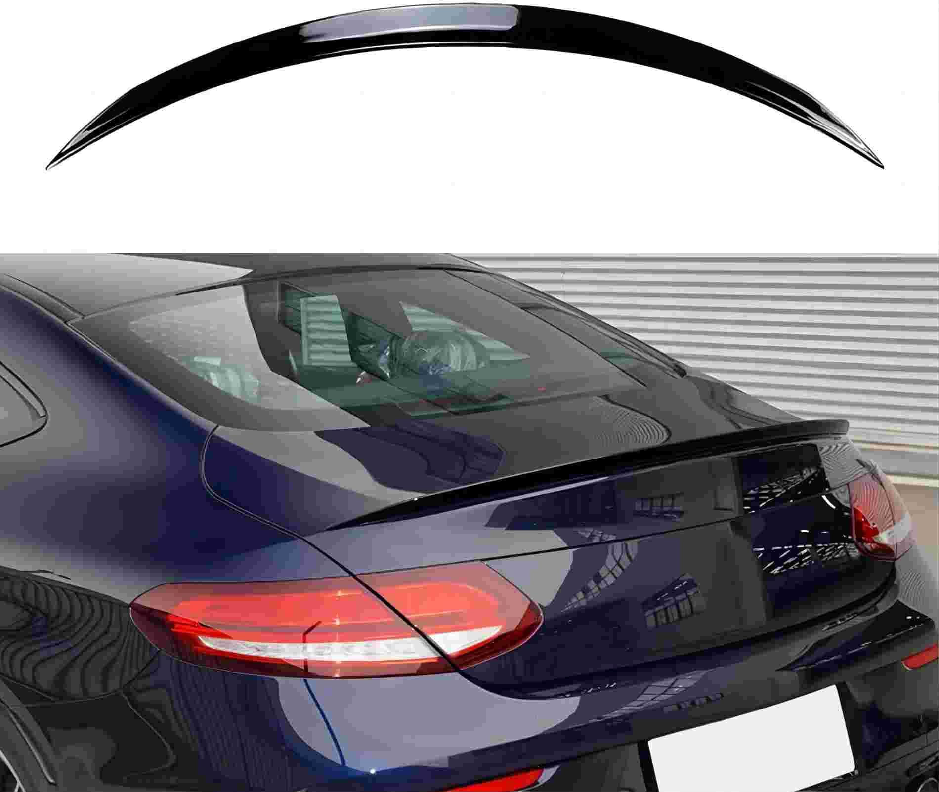 Kofferraumspoiler passend für Mercedes Benz C Class Coupe C205 C200 C260 C300 AMG 2015-2021, Heckspoiler Kofferraumspoiler Autozubehör,Glossy-Black von PEKMAR