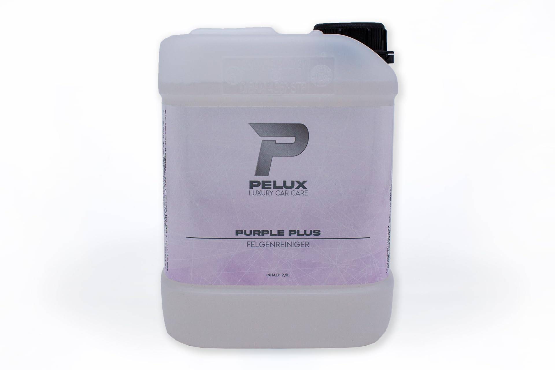 PELUX Felgenreiniger - Purple Plus säurefrei ph-neutral Auto Wäsche Farbindikator lila (2500 ml Nachfüllkanister) von PELUX