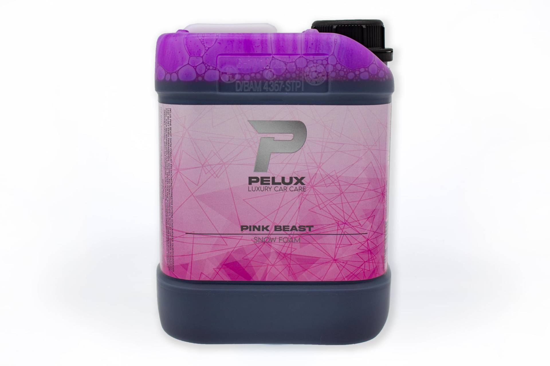 PELUX Snow Foam - Pink Beast, schäumender Fahrzeugreiniger für Hand-Schaumsprüher und Schaumkanone (2500 ml Kanister) von PELUX