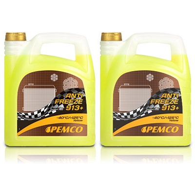 Pemco 2x 5 L Antifreeze 913+ (-40) Kühlerfrostschutz von PEMCO