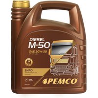 PEMCO Motoröl 20W-50, Inhalt: 5l, Mineralöl PM0702-5 von PEMCO