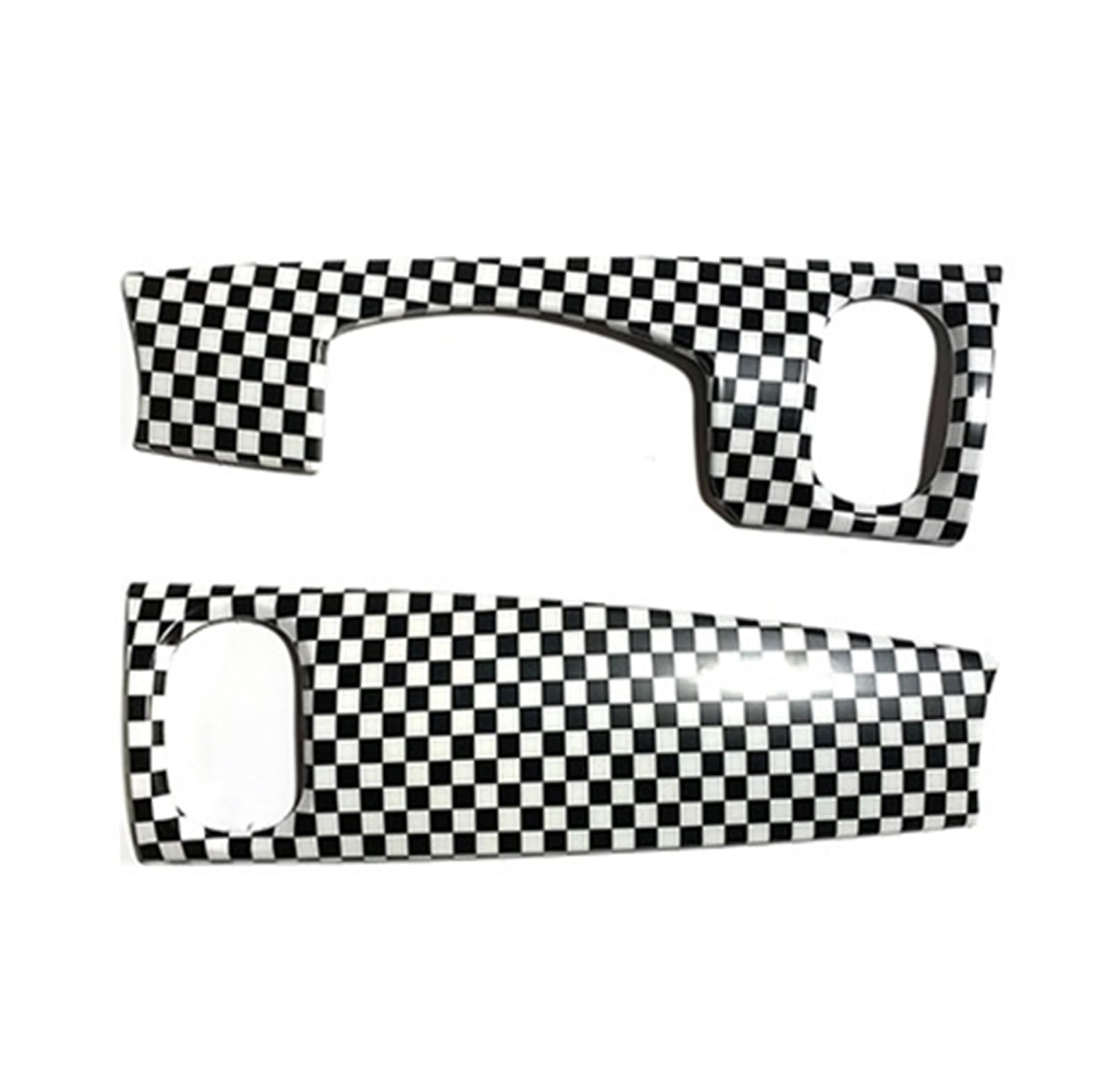 Innenleisten 2Pcs Auto Dashboard Trim Panel Schutzhülle Fall Für Cooper S JCW F55 F56 F57 2021-2022 Auto Innen DIY Zubehör(M) von PENGJ