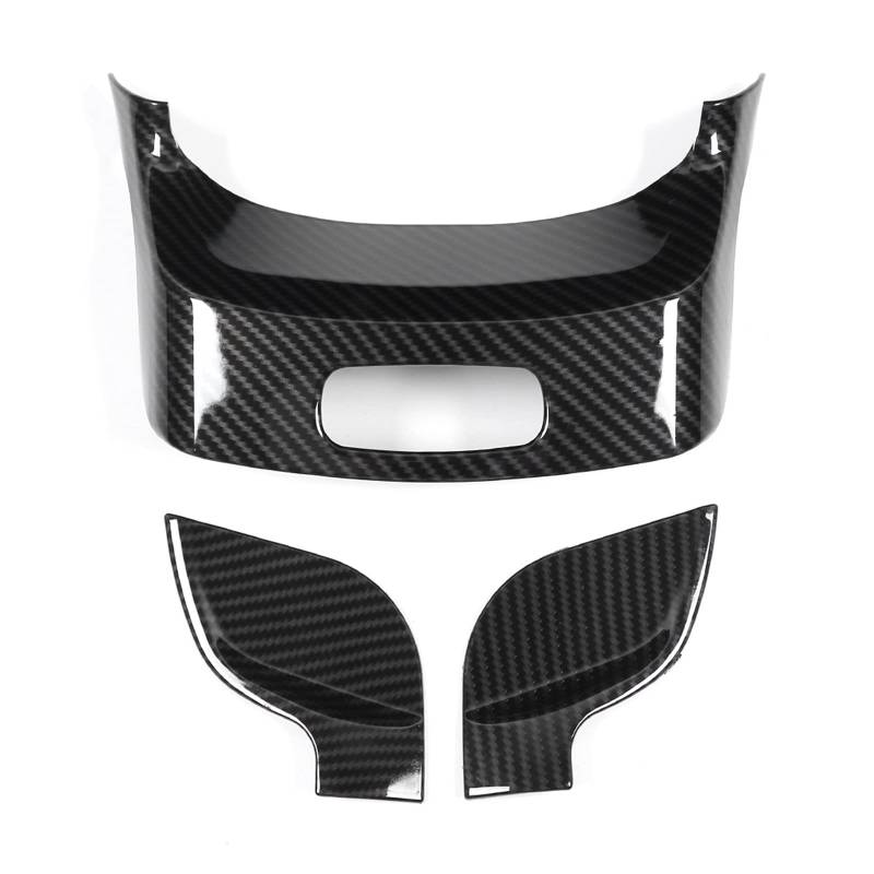 Innenleisten 3 Stücke Armlehne Box Schalter Trim Abdeckung Dekoration Auto Innen Dekoration Für W247 X247 2019 2020(Carbon Look) von PENGJ