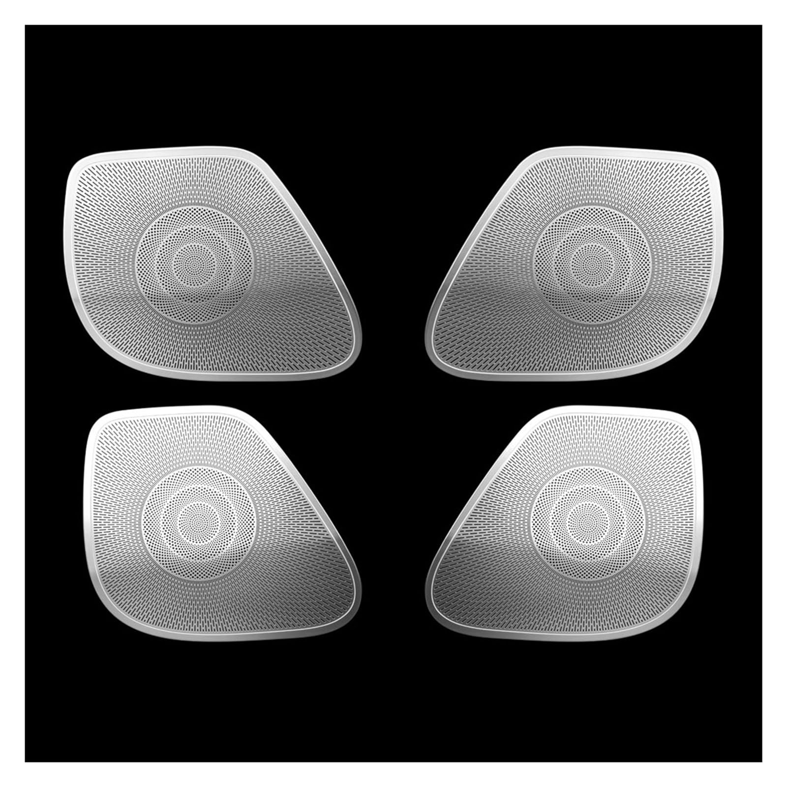 Innenleisten 4PCS Auto Blenden Sound Horn Panel Trim Für Stinger 2018-2022 Innen Tür Lautsprecher Dekoration Abdeckung von PENGJ