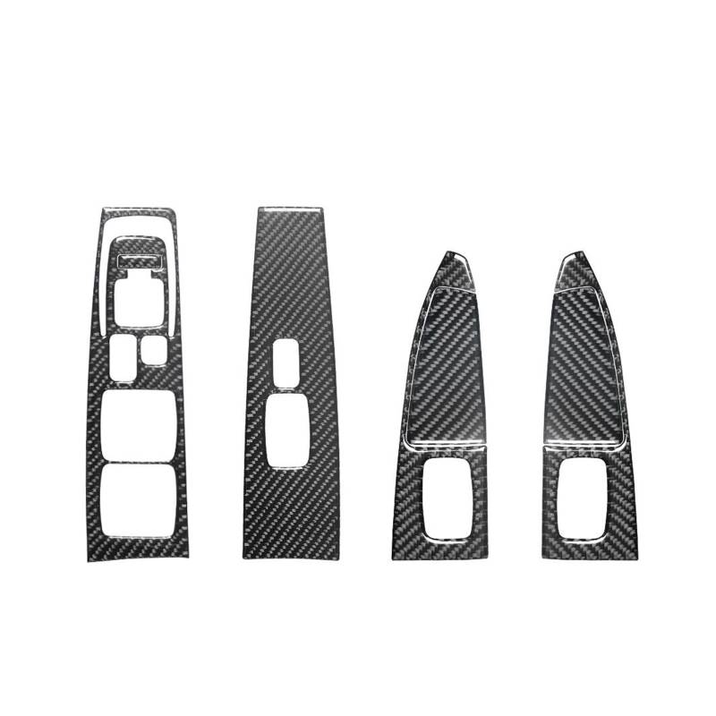 Innenleisten 7Pcs Carbon Fiber Fensterheber Schalter Panel Abdeckung Trim Für Azera 2006-11 von PENGJ