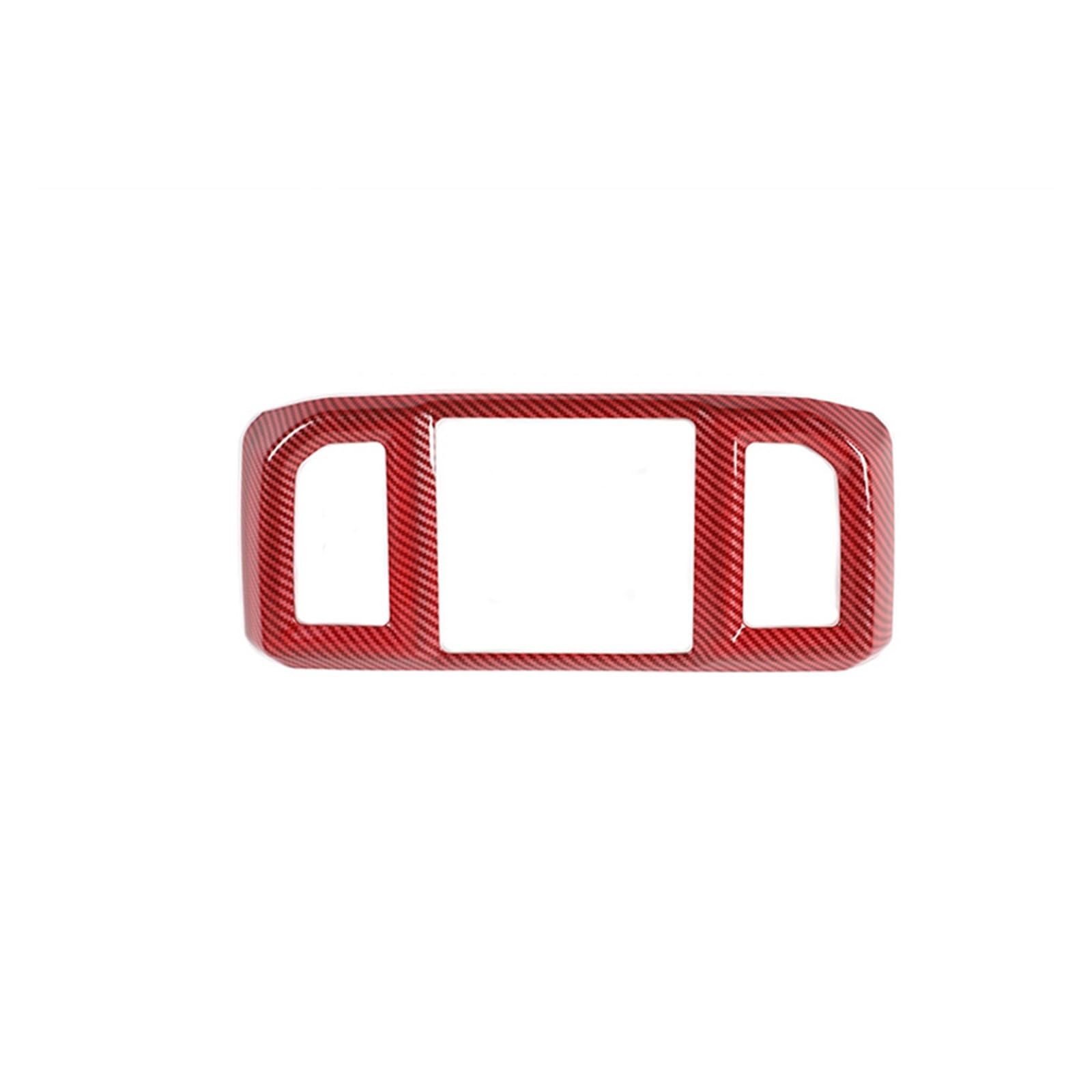 Innenleisten ABS Auto Armlehne Box Hinten Klimaanlage Vent Outlet Panel Dekoration Rahmen Abdeckungen Für F&150 2015-2020 Zubehör(Red carbon) von PENGJ