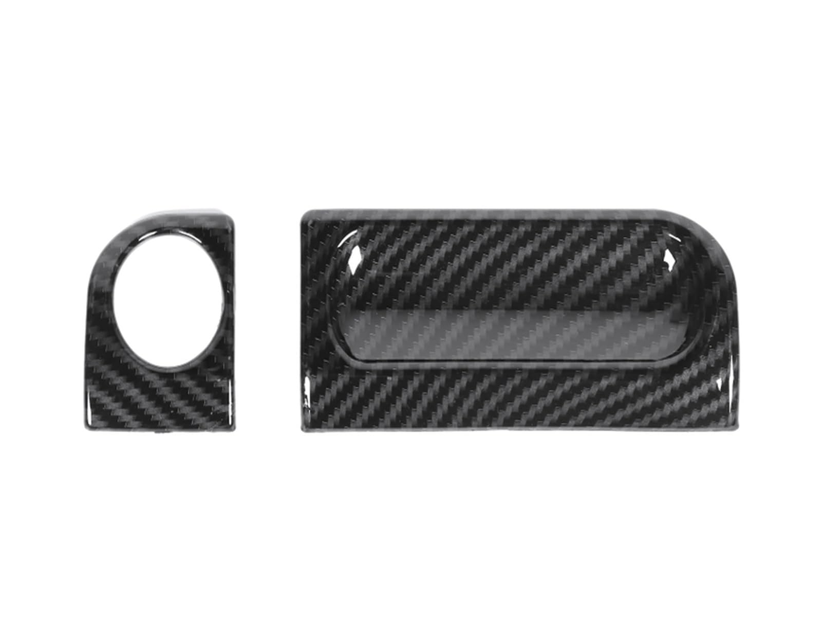 Innenleisten Auto Armlehne Box Schalter Dekoration Abdeckung Aufkleber Innen Zubehör Für Wrangler JK 2007-2010(Carbon look) von PENGJ