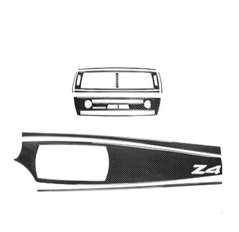 Innenleisten Auto Dashboard Air Outlet Navigation Panel Aufkleber Instrument Abdeckung Aufkleber Trim Für Z4 E85 2003-2008 LHD(F) von PENGJ