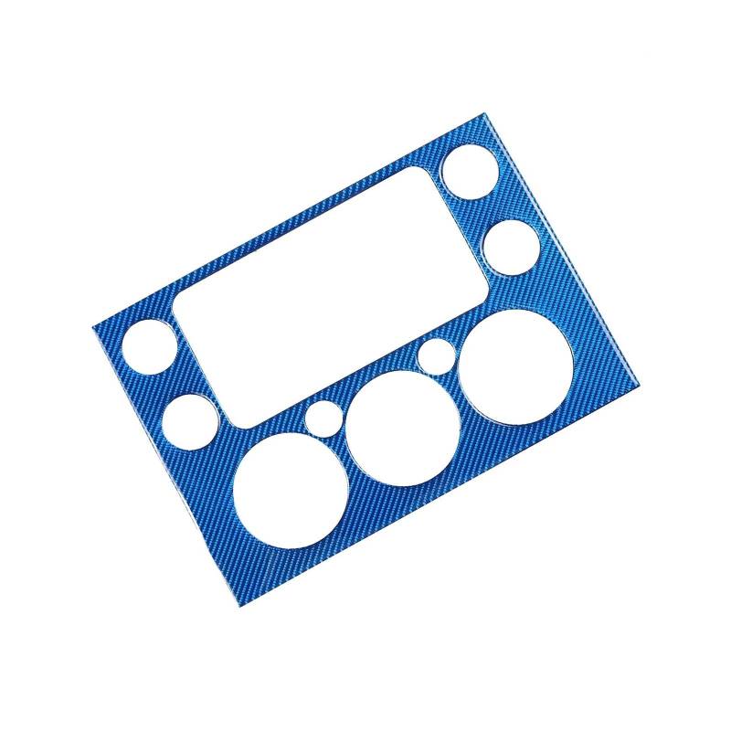 Innenleisten Auto Dashboard Navigation Panel Abdeckung Trim Aufkleber Für FJ Cruiser 2007-2021 Auto Zubehör(Blau) von PENGJ