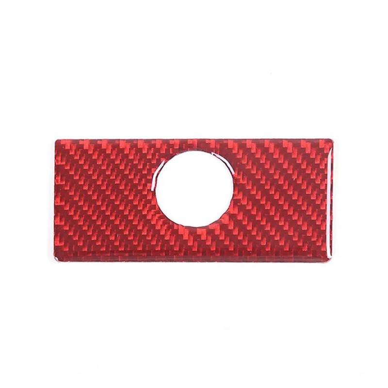 Innenleisten Auto Handschuhfach Schalter Knopf Panel Trim Aufkleber Zubehör Für G25 G35 G37 2007-2013(Carbon Red) von PENGJ