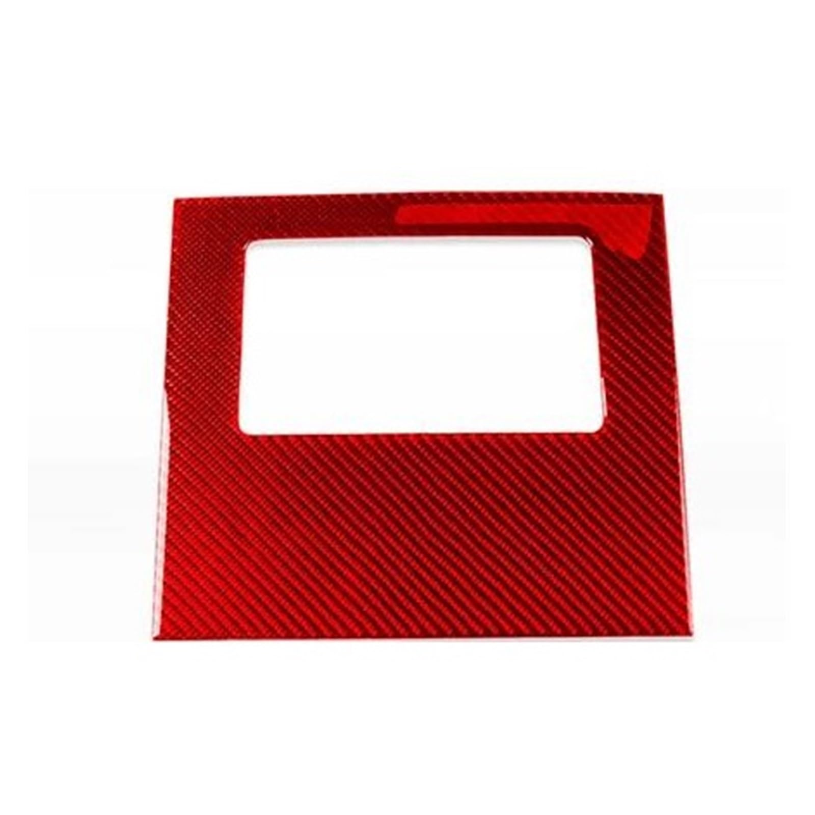 Innenleisten Auto Innen Zentrale Instrumententafel Trim Zubehör Carbon Faser Aufkleber Für CX9 2010 2011 2012 2013 2014 2015(Carbon Red) von PENGJ