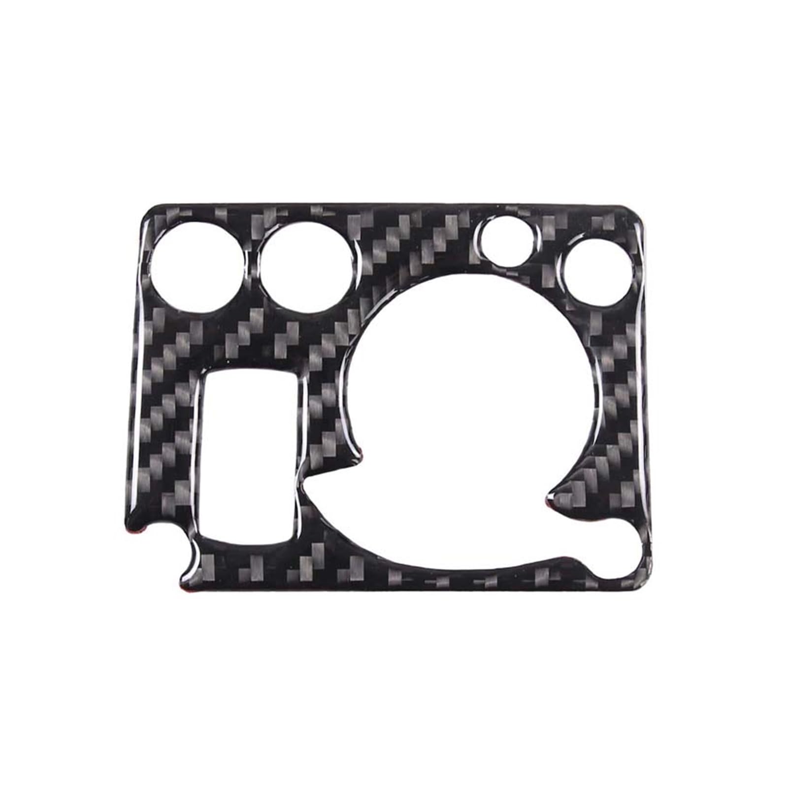 Innenleisten Auto Innen Zubehör Für H3 2005 2006 2007 2008 2009 Weichen Carbon Auto Scheinwerfer Schalter Panel Abdeckung Trim Aufkleber(Schwarz) von PENGJ