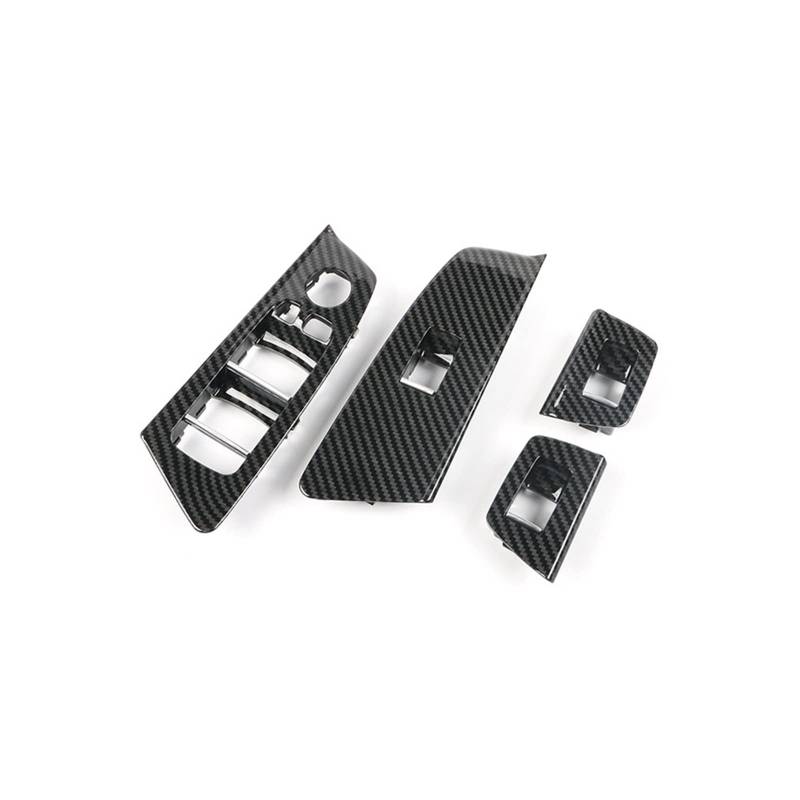 Innenleisten Auto Innentür Fensterheber Schalter Taste Panel Trim Abdeckung Ersetzen Für 5 Serie G30 G31 F90 525i 530i 540i(Carbon Color) von PENGJ