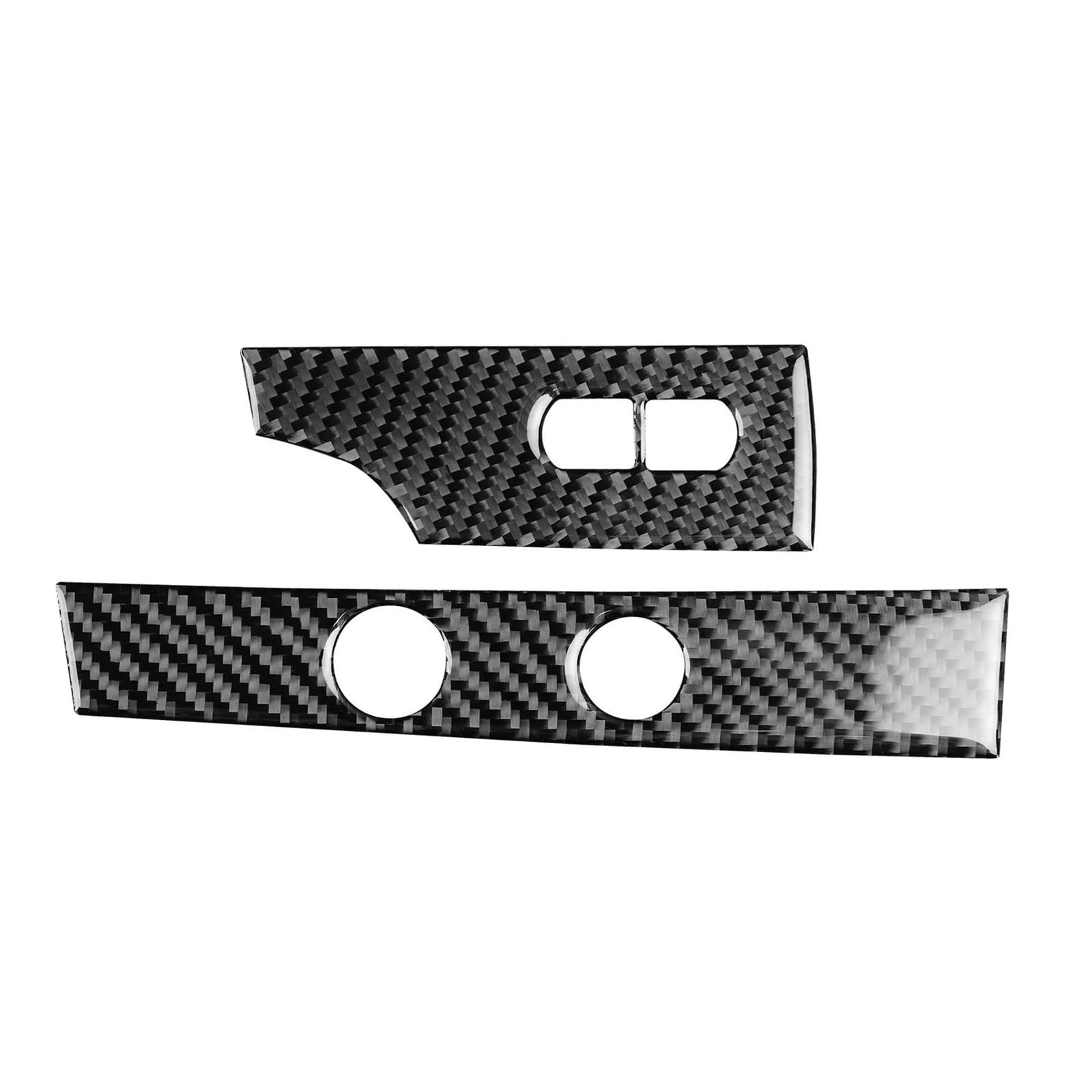 Innenleisten Auto Lenkrad Seite Instrument Panel Trim Innen Zubehör Aufkleber Für Cobalt 2005-2010(Carbon Black) von PENGJ