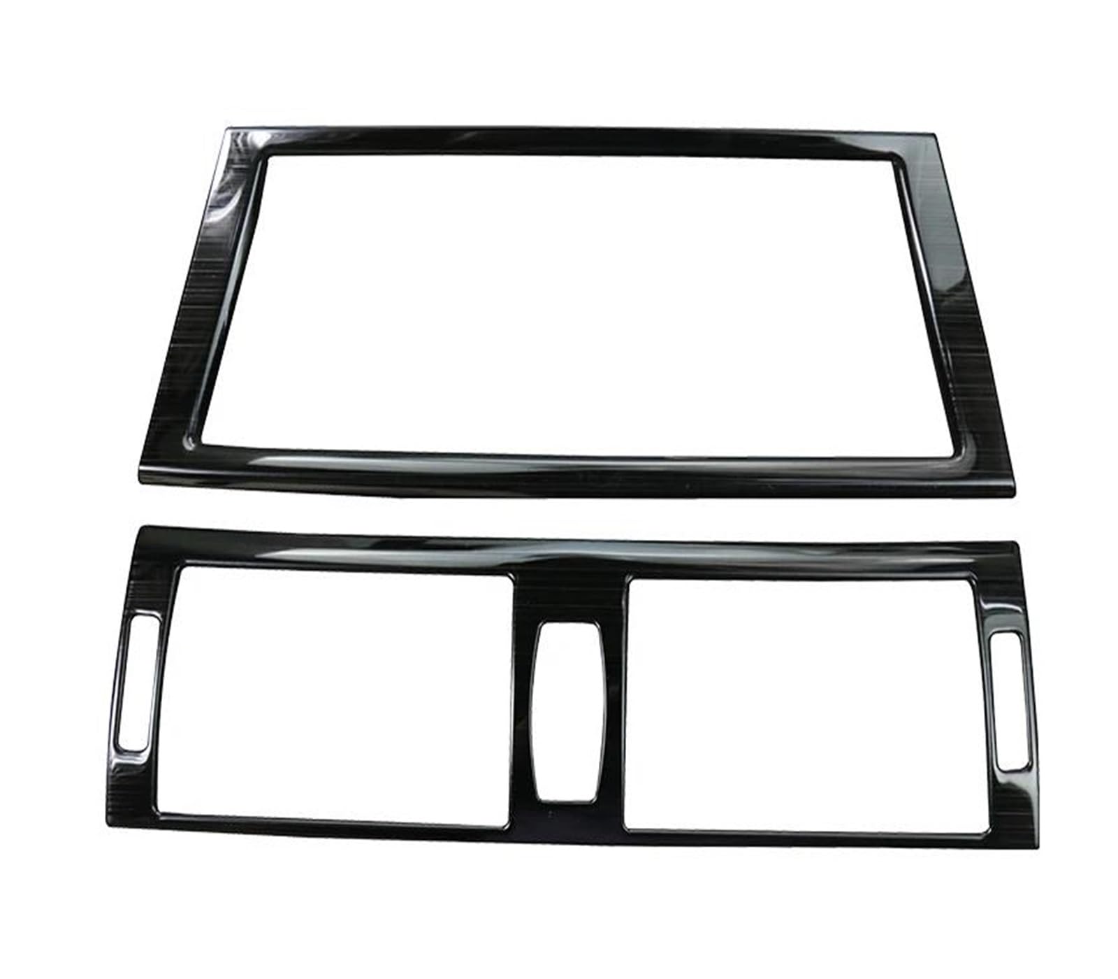 Innenleisten Auto Styling Für X5 E70 X6 E71 2008-2014 Innen Zubehör Center Konsole Air Outlet Navigation Panel Trim Abdeckung(Schwarz,EIN) von PENGJ