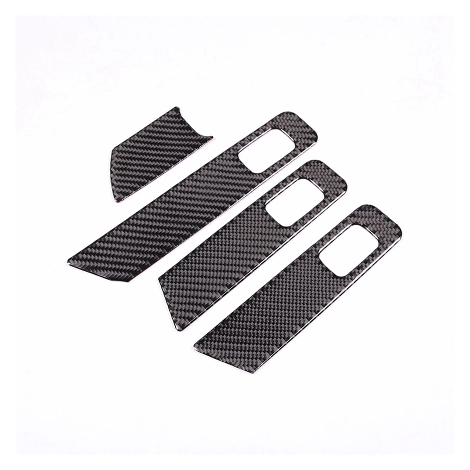 Innenleisten Carbon-Faser-Look Auto Fensterheber Schalter Panel Trim Aufkleber Zubehör Für C-Klasse W206 C200 C260 2022 von PENGJ