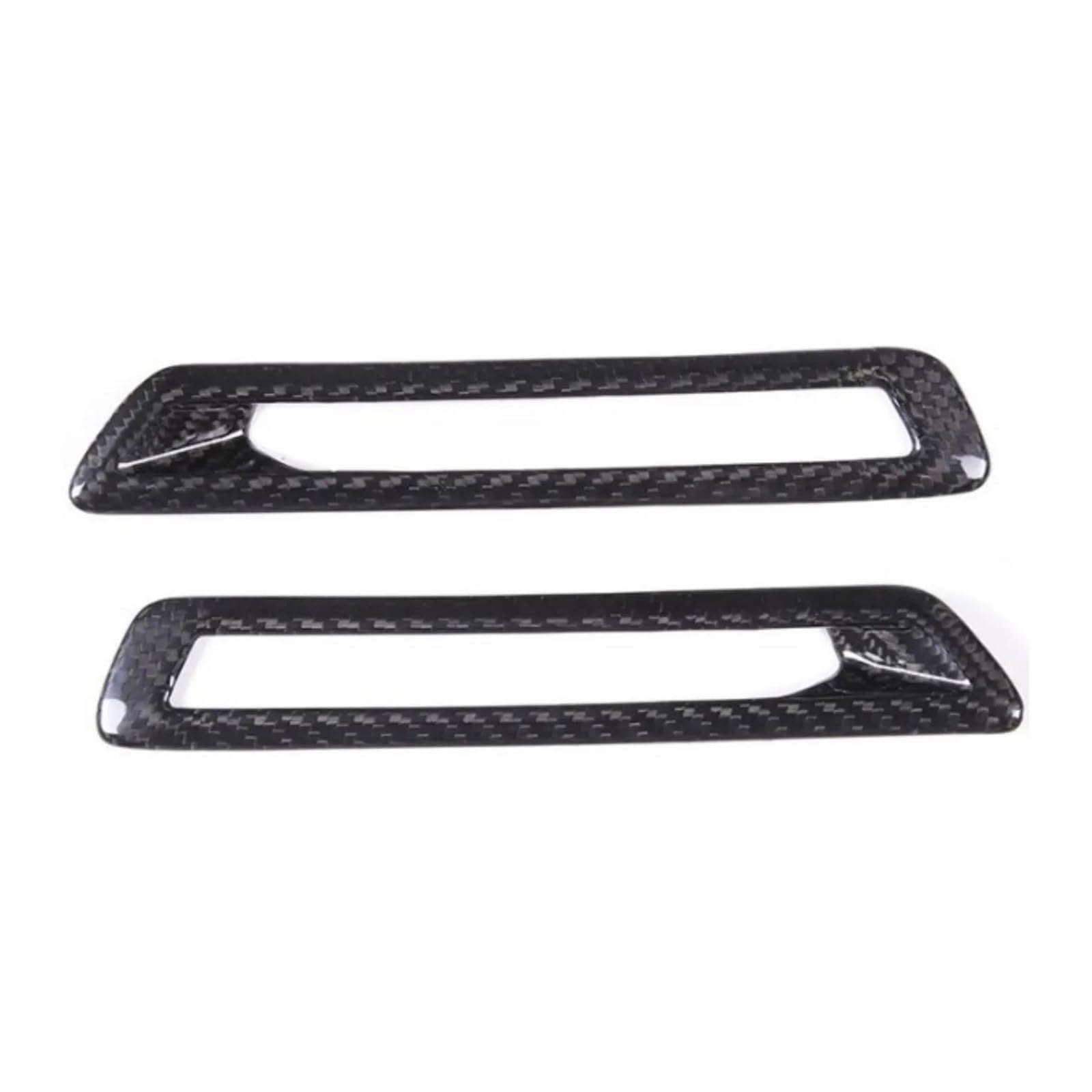 Innenleisten Carbon Fiber A Säule Klimaanlage Outlet AC Vent Rahmen Trim Abdeckung Für 8 Serie G14 G15 G16 2019-2023 Auto Teile(Carbon Black) von PENGJ