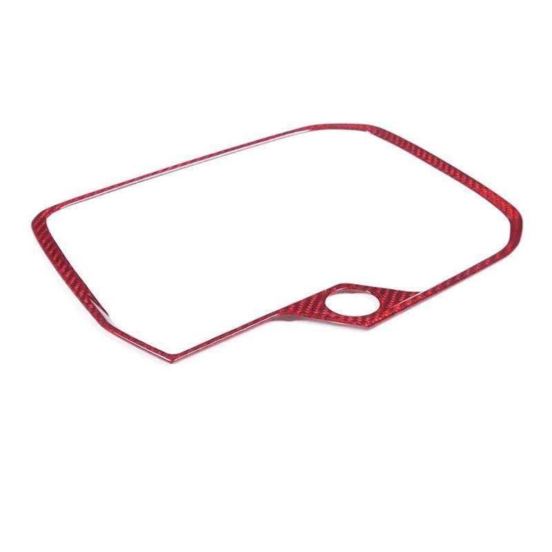 Innenleisten Carbon Fiber Für M2 M3 M4 M8 G87 G80 G81 G82 G83 F91 Z4 G29 2019-23 Auto Getriebe Panel Abdeckung Trim Aufkleber Auto Zubehör(Rot) von PENGJ