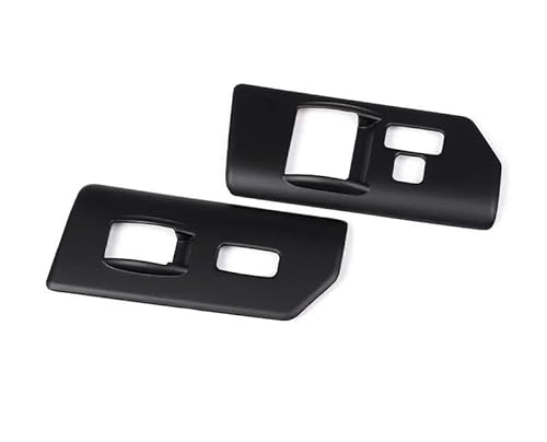 Innenleisten Für FJ Cruiser 2007-2021 ABS Auto Fenster Schalter Dekorative Schutz Aufkleber Zubehör(Matt black) von PENGJ