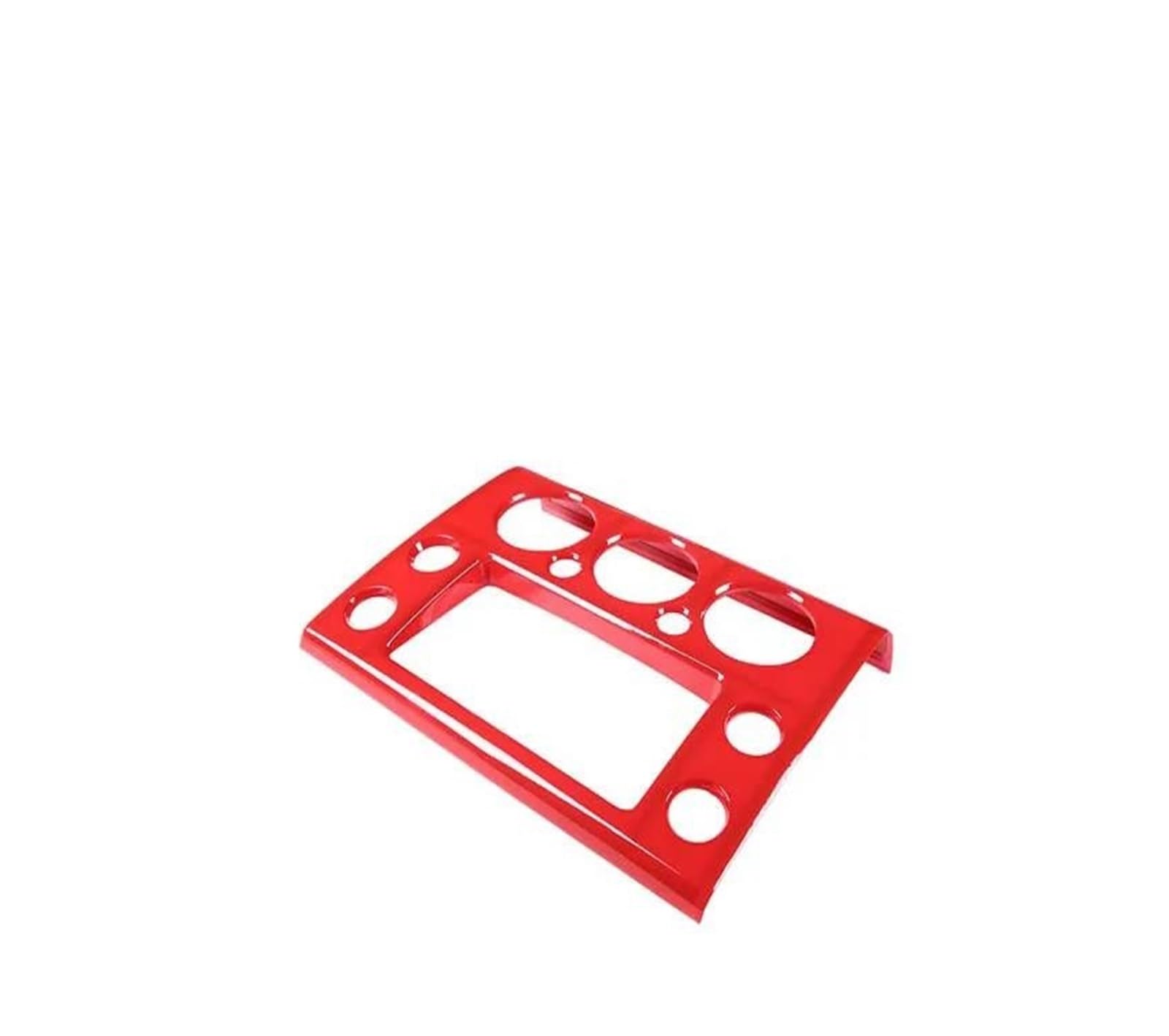 Innenleisten Für FJ Cruiser 2007-21 ABS Zentrale Steuerung Navigation Dekorative Panel Aufkleber Auto Innen Zubehör(Rot) von PENGJ