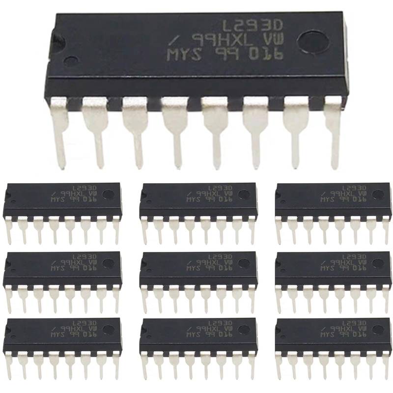 PENGLIN 10 Stück L293 L293D 16-polige IC-Schrittmotortreiber-Controller von PENGLIN